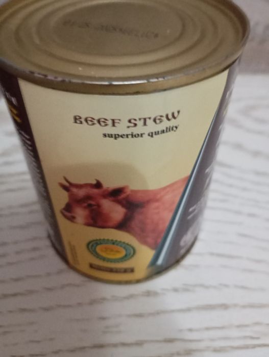 Говядина тушенка халол 338гр 22000 сум