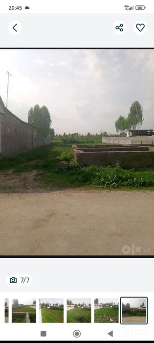 Участок сотилади 8 сотк