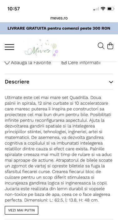 Jucarie lemn Hape The Cyclone