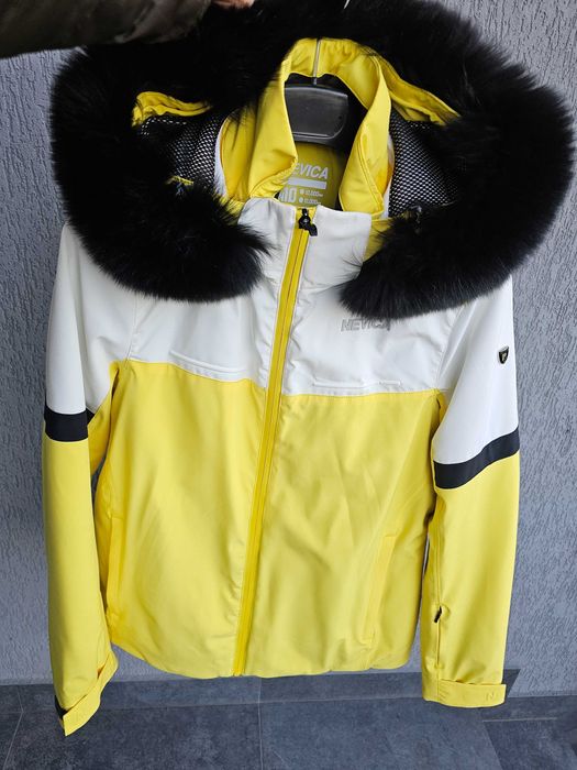 Vand geaca de schi Nevica cu guler din blana de vulpe