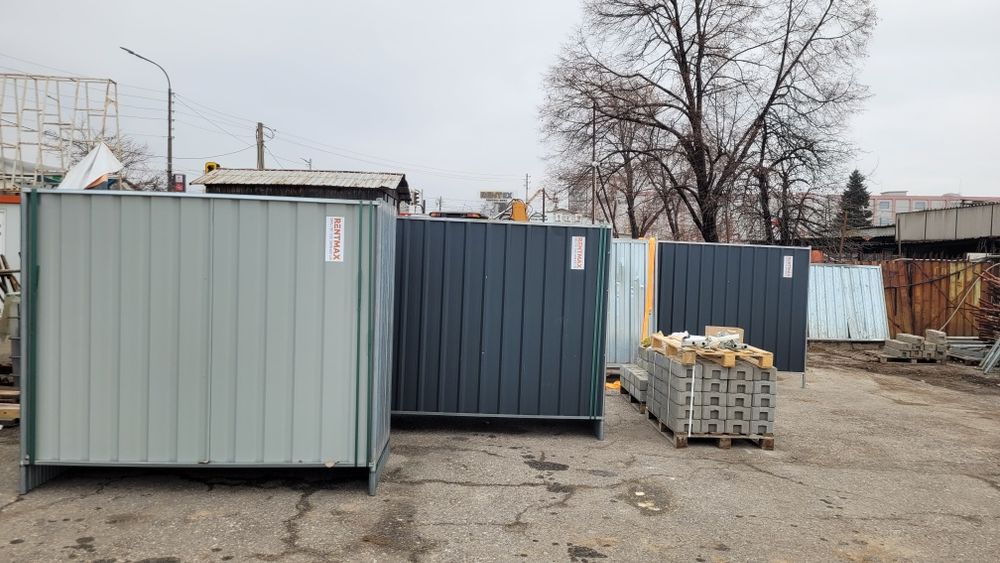 Мобилна плътна строителна ограда. НОВА!