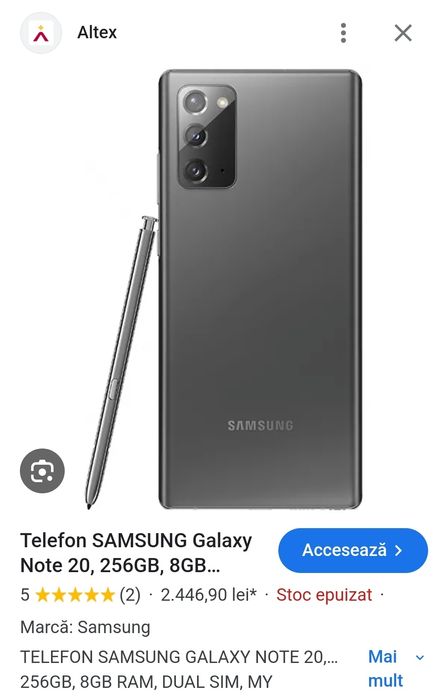 Samsung NOTE 20 Galaxy