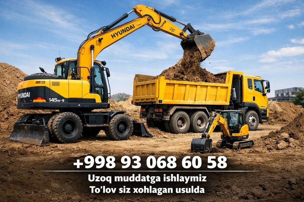 ЭКСКАВАТОР Хизмати-Сифат, Тезлик, Ишонч!