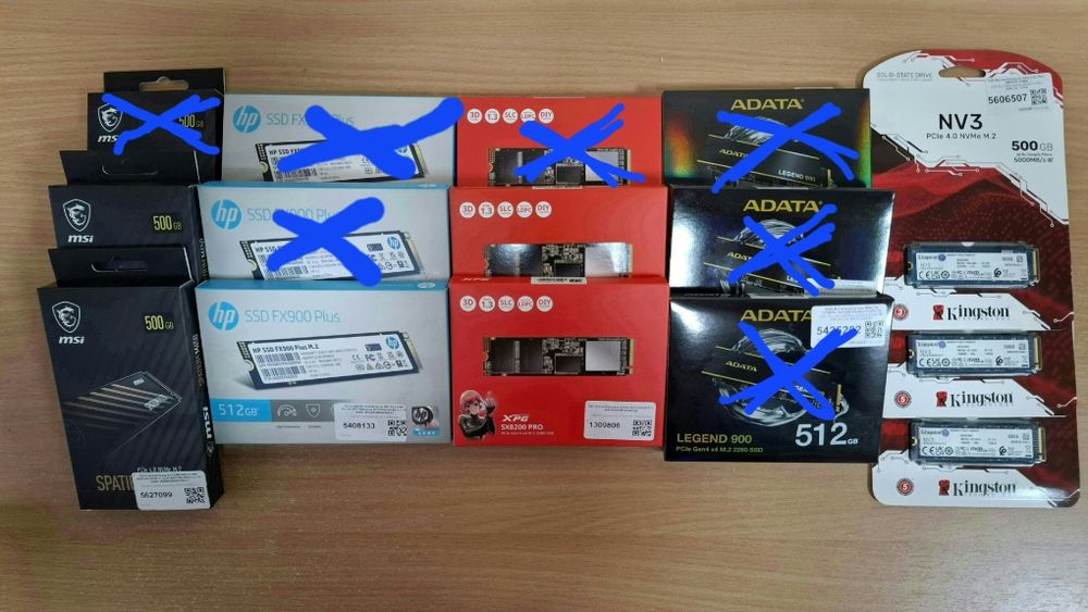 Продам новые SSD диски