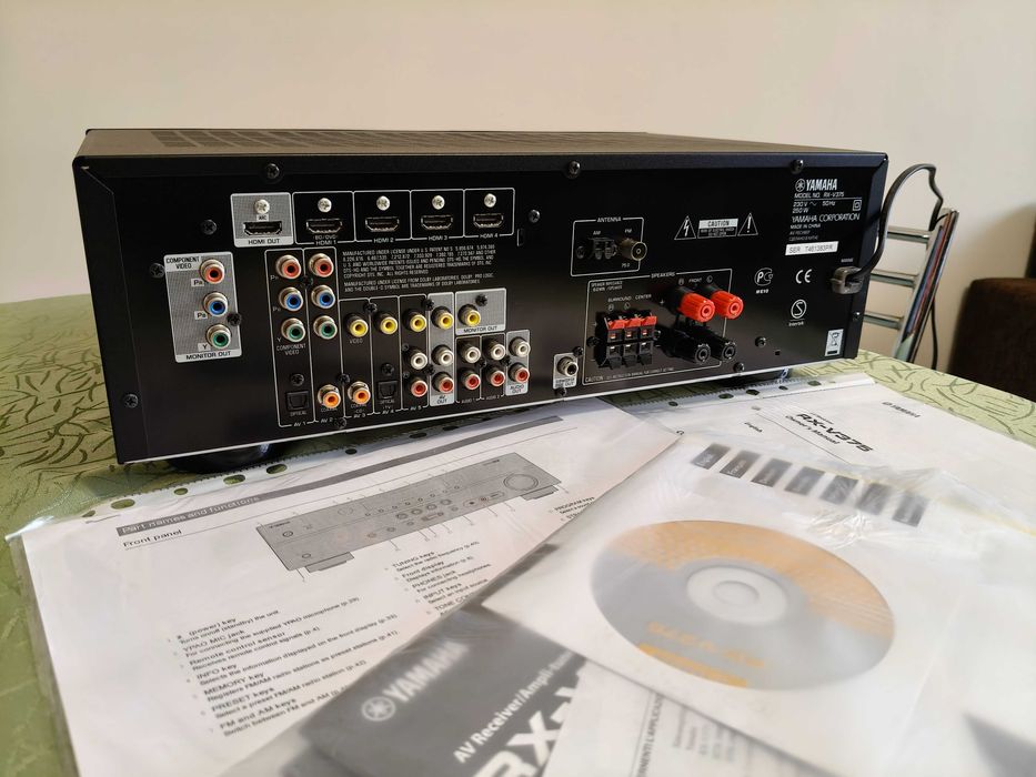 AV Ресивър (усилвател) Yamaha RX-V375 5.1
Ресивър Yamaha RX-V375 5.1