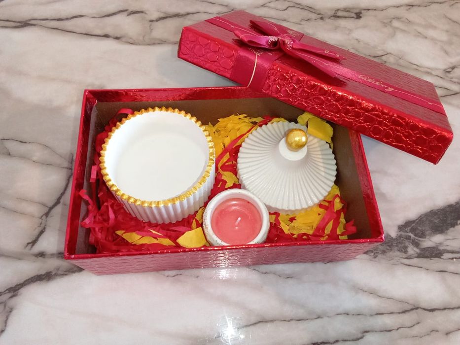 Шкатулка из гипса