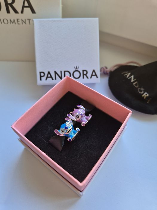 Charmuri disney Stitch Angels Winnie Pisica Marie Dumbo Argint S925