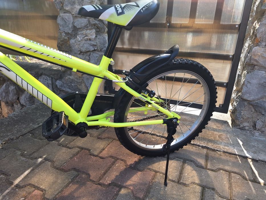 Bicicleta copii TEC Ares, culoare galben, roata 20", din otel