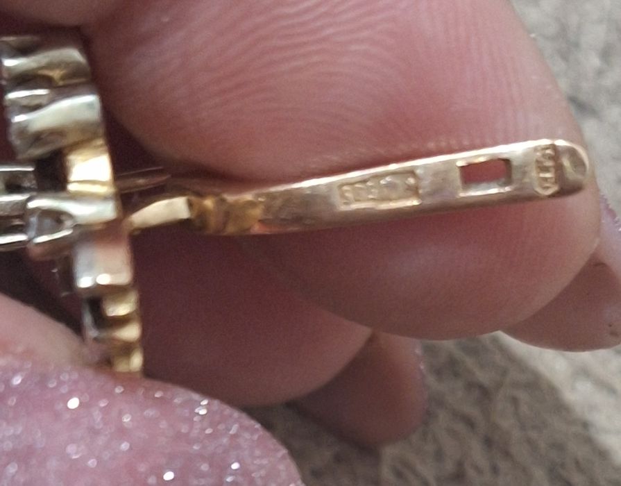 Золотые серьги, брилианты