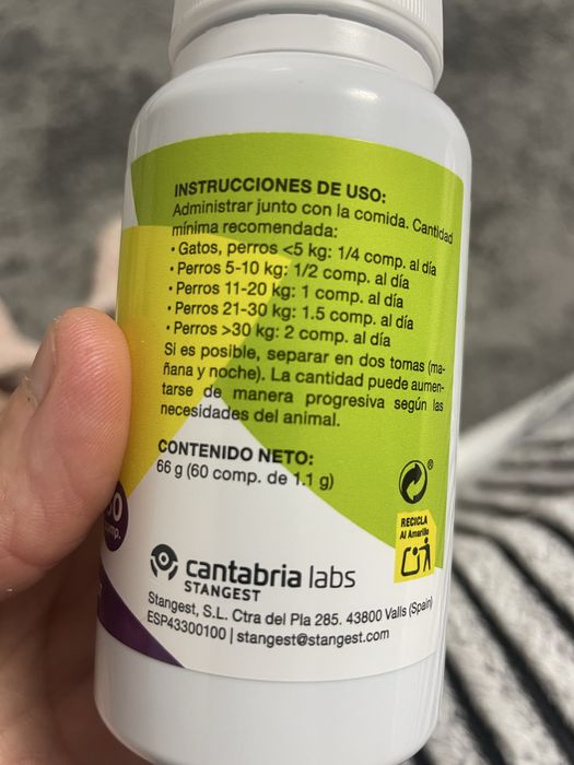 Supliment pentru caini Cronicare