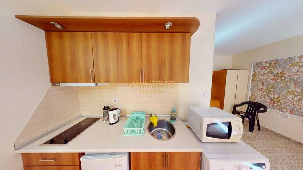 Студио апарт за продажба в целогодишен комплекс в Слънчев бряг.#5695