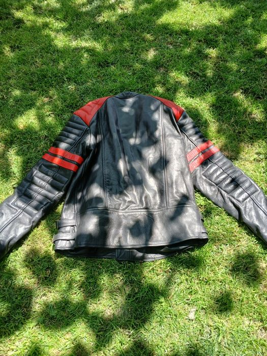 Geaca moto piele retro