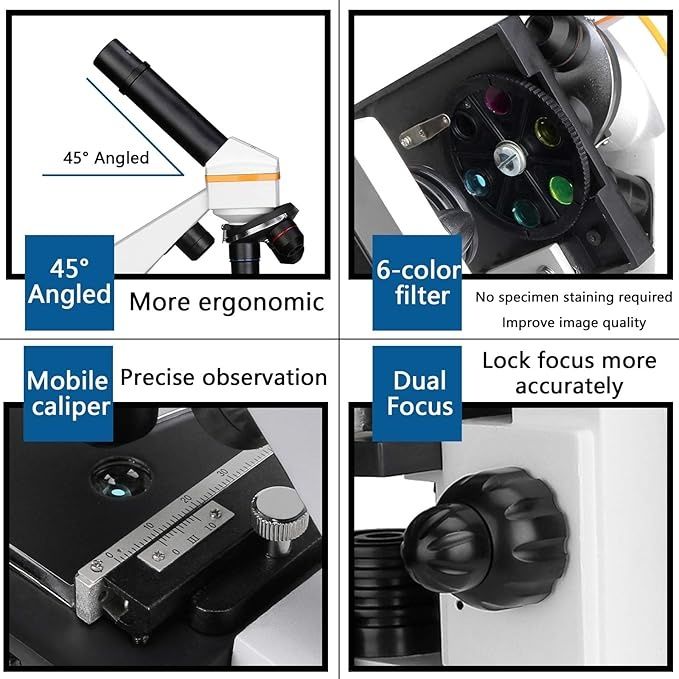 Microscop Svbony SV601,  80x 1600x + accesorii  + adaptor telefon