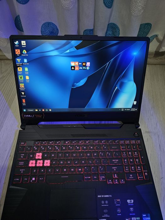 ASUS TUF F15 | i7-11800H | 64GB RAM  | RTX 3050 Ti | Stare Im