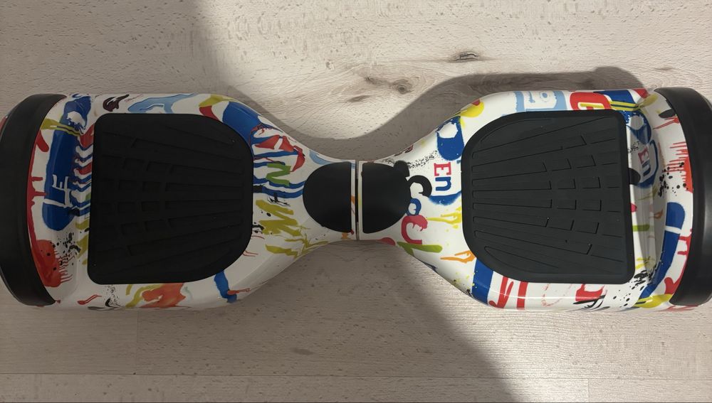 Hoverboard Bluetooth Graffiti cu LED uri