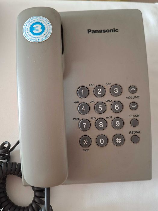 Телефон стационарный Panasonic, б/у