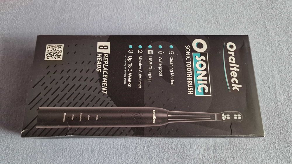 OSONIC sonic electric toothbrush, 8 rezerve