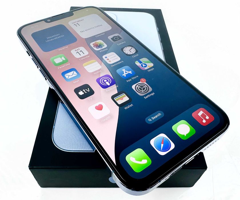 Apple iPhone 13 Pro Max 256GB Sierra Blue 100% Батерия! Гаранция!