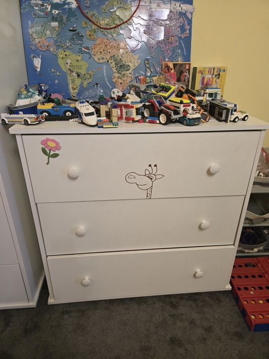 Set dulap si comoda Safari Giraffe