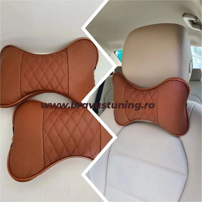 Perne tetiera auto 2 buc/set Piele Ecologica