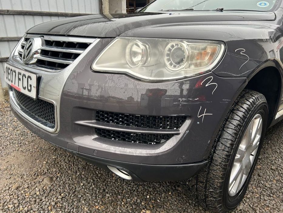 Bara fata Volkswagen Touareg 7L facelift 2007 - 2011 GREY LR7M (1417) model fara ...