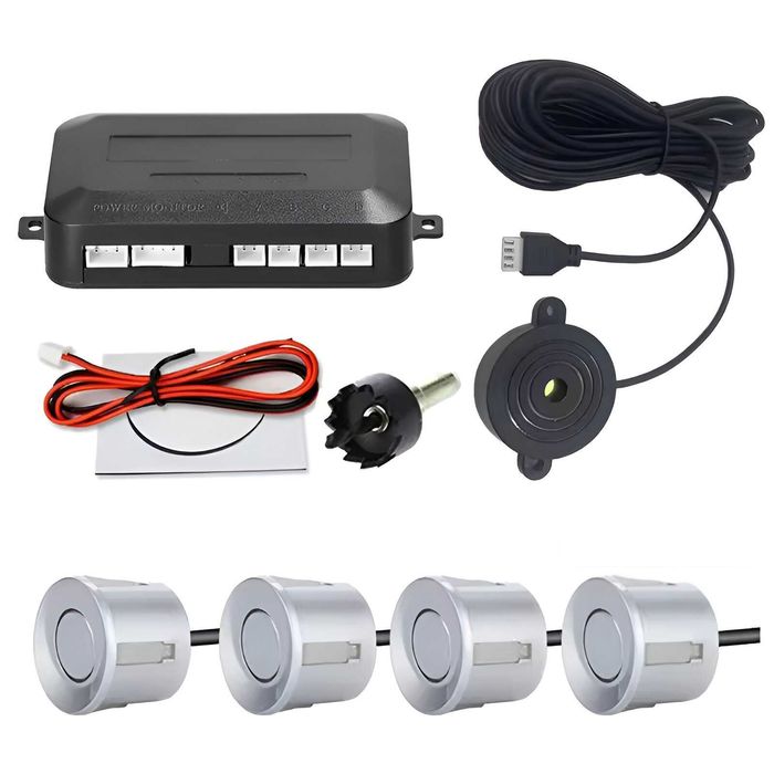 Гаранция! Нов Висококачествен Комплект за Парктроник с 4 Сензора