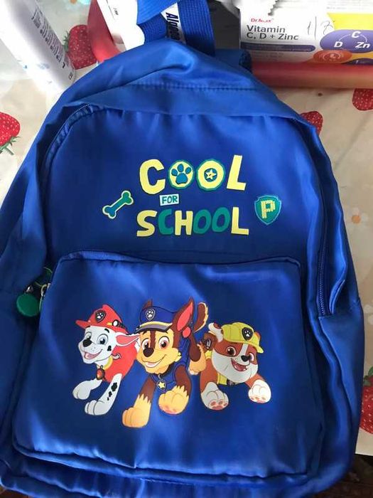 Ghiozdan Patrula Catelusilor pentru copii