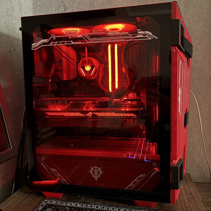 Геймърски компютър | Zaku II Edition | 3060 12GB Rog Strix | AMD 5 5600X