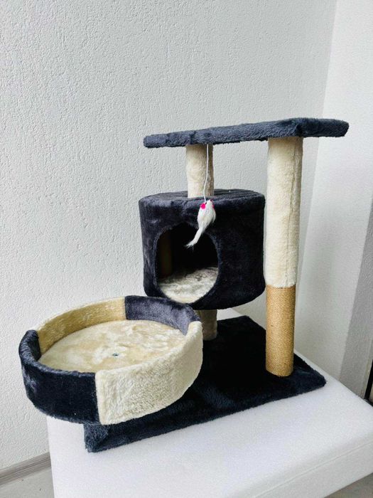 Котешка Катерушка МО10 - Сив цвят с бежово