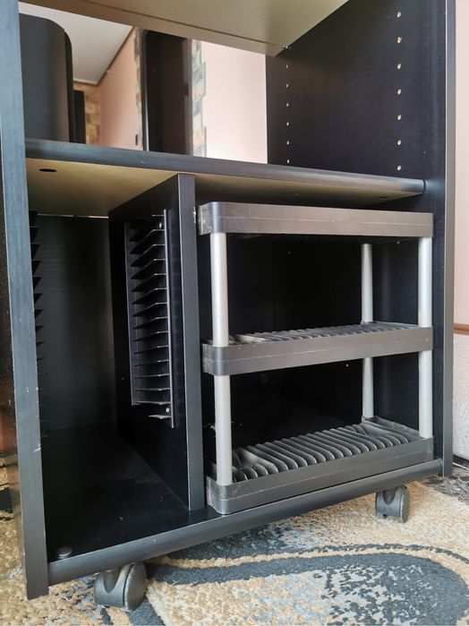 Rack Audio Vintage Negru