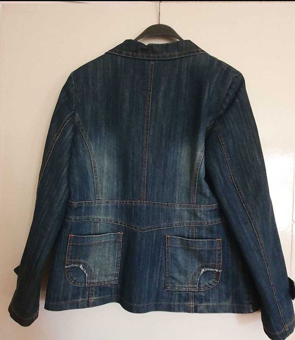 Дамско дънково сако