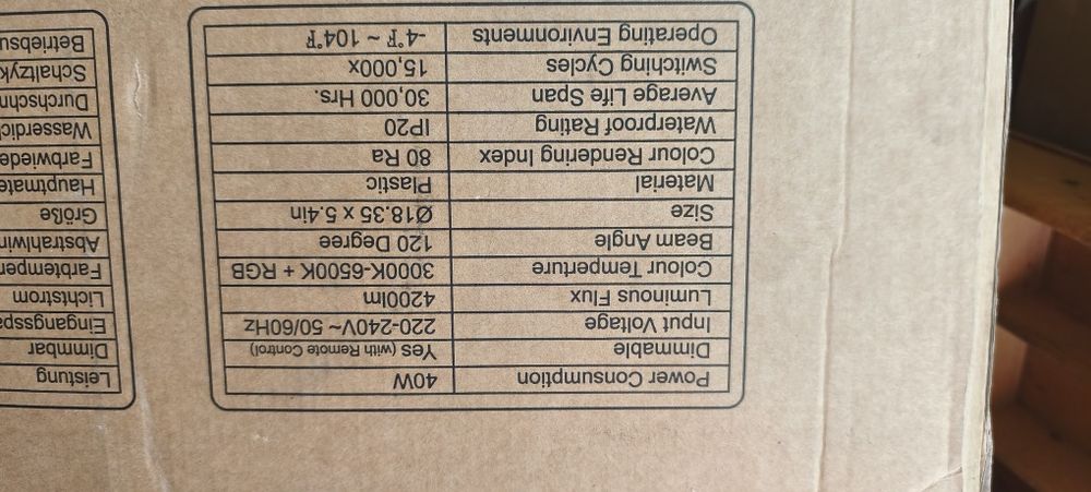 LED Димируем таванен вентилатор LED 40W+дистанционно