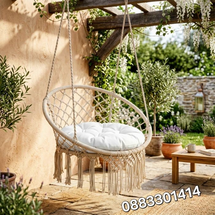 Намаление! Висяща люлка Хамак Градинска люлка Стол за балкон Различни цветове