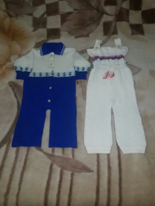 Вязанные комбезы