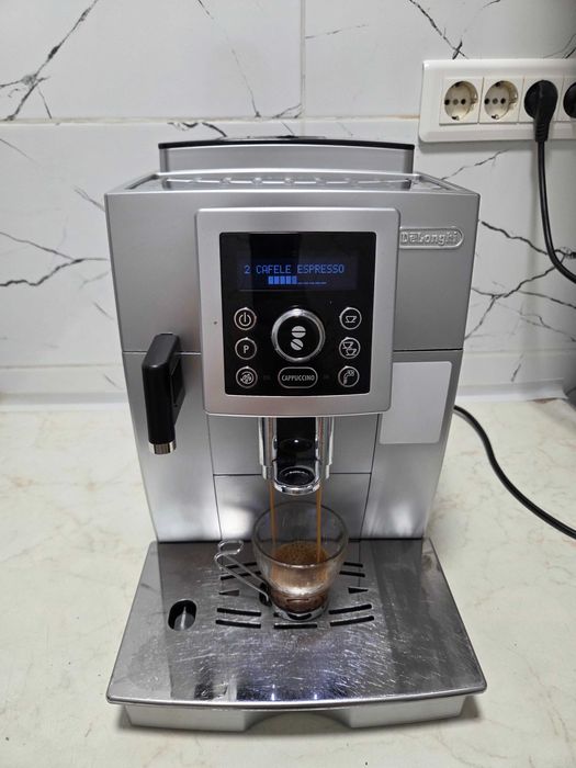 Espressor Automat DeLonghi Intensa Cappuccino ECAM23.450.S, EX:3 Magnifica S Aparat cu Cafea Boabe