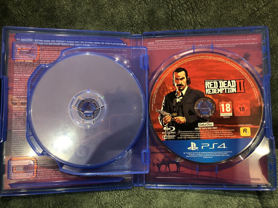 Red Dead Redemption 2 диск