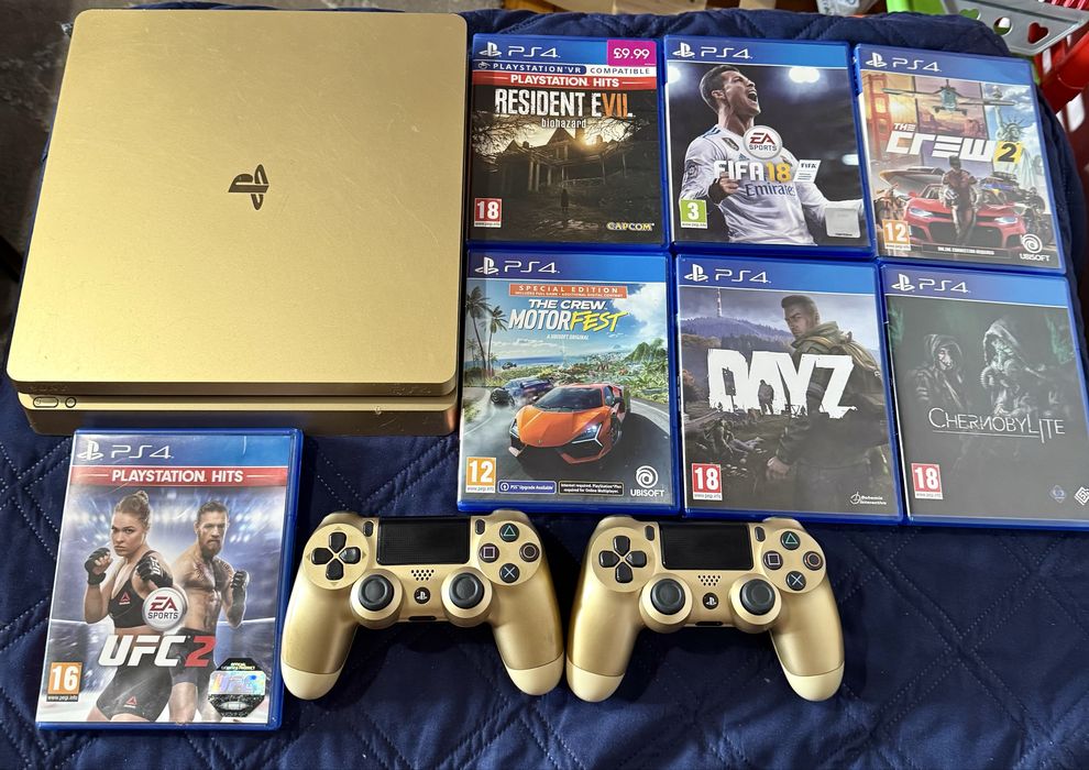 Sony Playstation 4 Slim, 500GB Limited Edition Gold