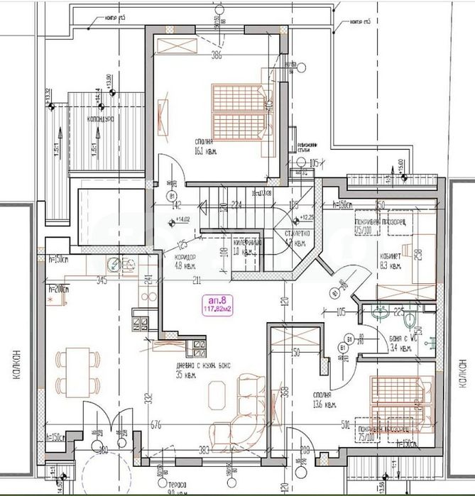 Продава се Многостаен апартамент в Варна, Лятно кино Тракия - 148 кв.м за 2129 €/кв.м - Снимка #1