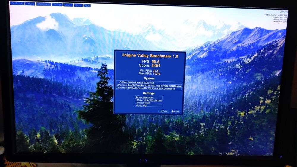 Геймърски компютър (Xeon 8-нишки / GTX 660 / 8GB RAM / SSD) – ПЕРФЕКТЕН