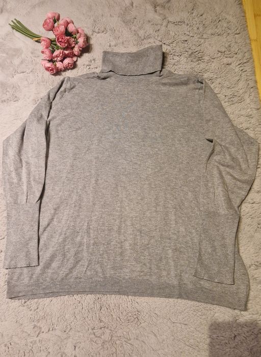 Pulover pufos Violeta by Mango, mărimea XL