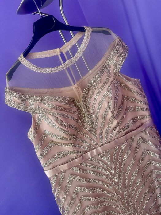 Елегантна вечерна официална рокля, голям размер XL