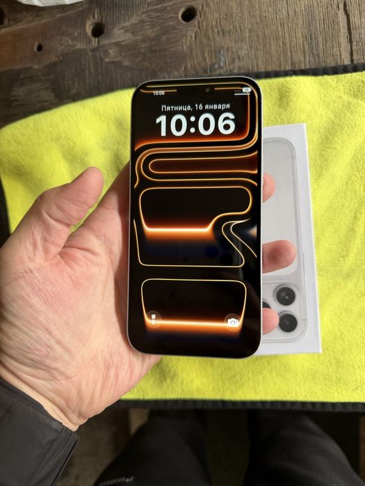 iphone 17 max pod ariginal 1T hotira 100 yomkost karopka bor