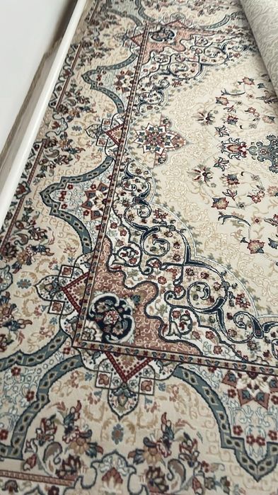 Персидский шёлковый ковёр новый 3×6 раз