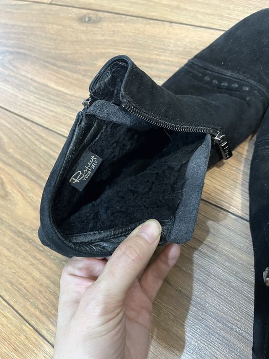 Замшевые ботинки челси