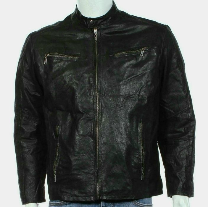 Geacă din piele naturală Patino, marimea L.