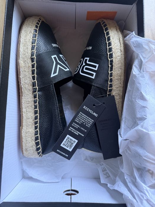 Espadrile Dama Replay Nash Rep 2 - Negre (Mărimea 36)