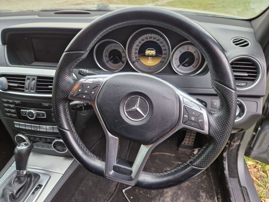 Volan Mercedes C class W204 E class w212 3 spite amg padele piele