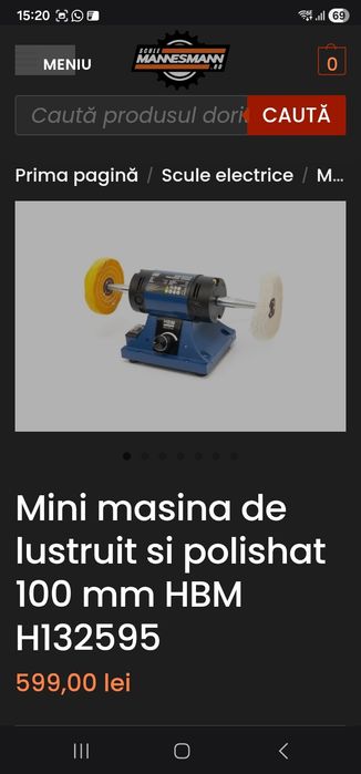 Mini aparat lustruit si polișat HBM