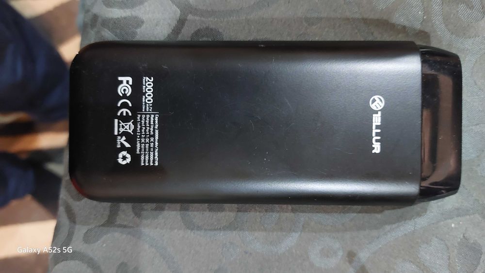 Baterie externa TELLUR  20000 mAh 2xUSB