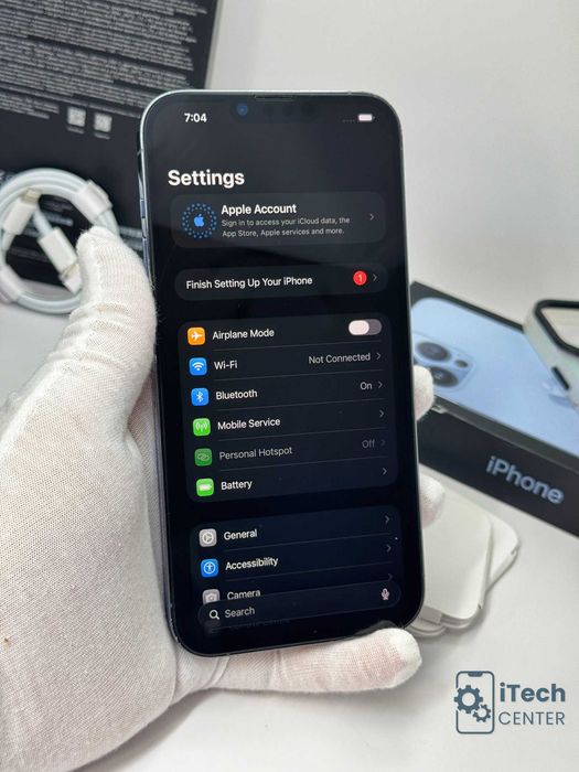 iPhone 13 Pro MAX, 256GB, Blue, 100% батерия, ОТЛИЧЕН, ГАРАНЦИЯ!